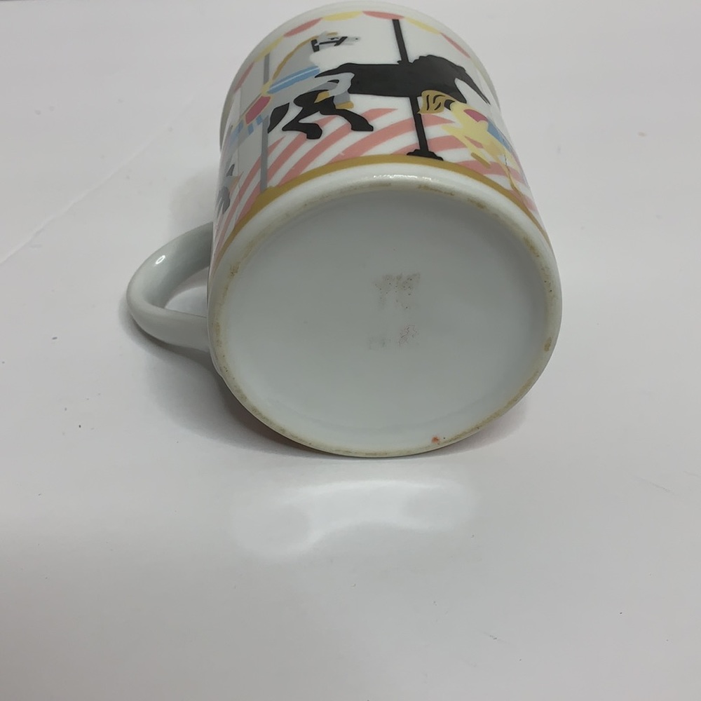 Mug | Vintage Merry Go ‘Round Horse Fair Event | Kids Ride | Horse Figure Cup - Picture 4 of 6